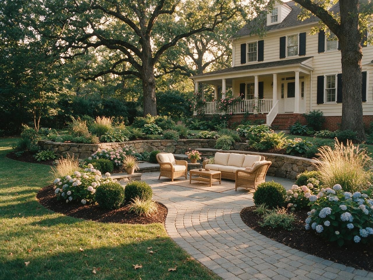 Finished landscape years later